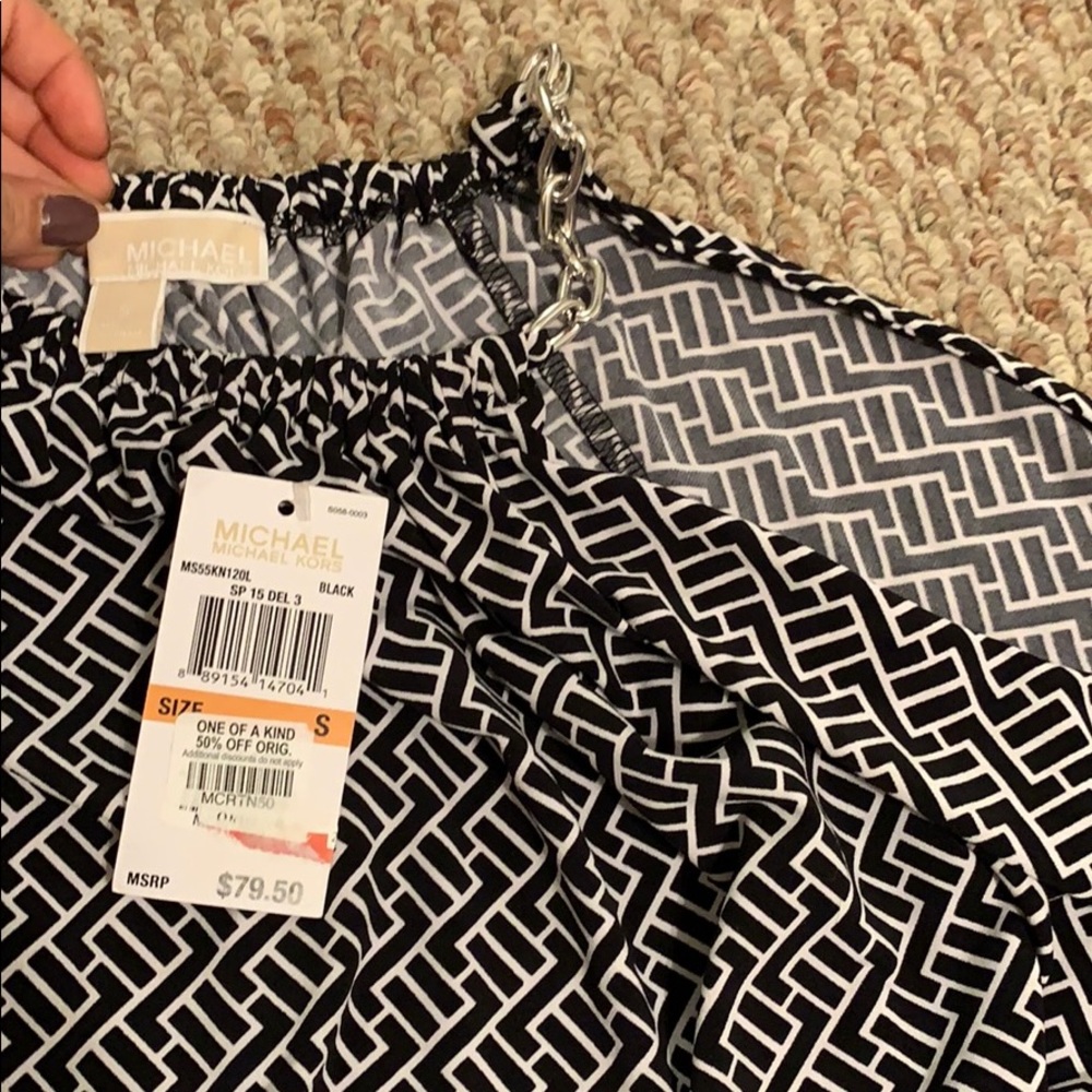 Micheal Kors off the shoulder blouse